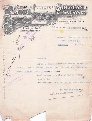 Paris fonderie sougland - fonderie,